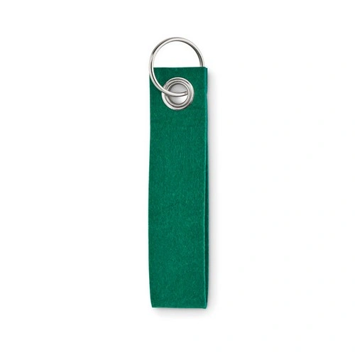 Llavero de fieltro RPET rectangular ecológico ref MO6508