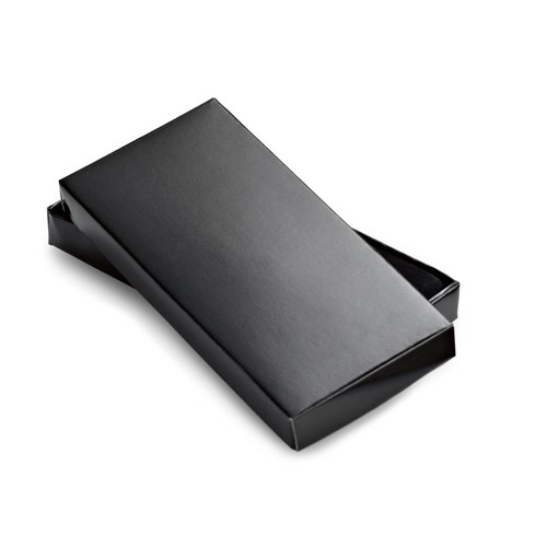 Llavero de metal con borde de PU en caja de regalo ref 93171