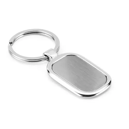 Llavero de metal para doming en caja de regalo ref 93158 - Cromado Satinado 02