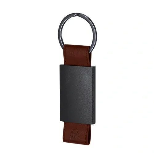 Llavero divertido de PU reciclado personalizable para particulares ref 22251 - 01