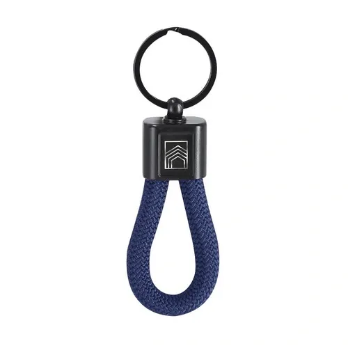 Llavero Gidyon personalizable con efecto espejo elegante ref 22380 - Marino