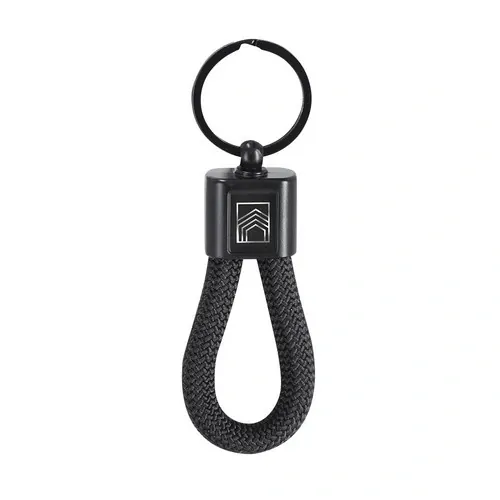 Llavero Gidyon personalizable con efecto espejo elegante ref 22380 - Negro