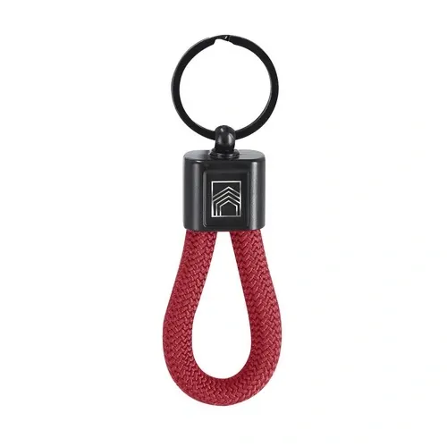 Llavero Gidyon personalizable con efecto espejo elegante ref 22380 - Rojo