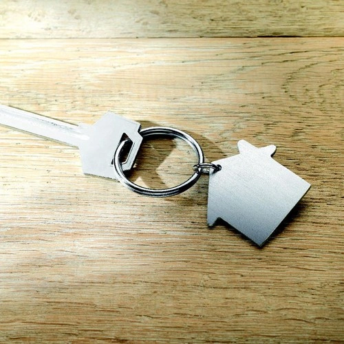 Llavero metálico en forma de casa diseño único ref KC6589