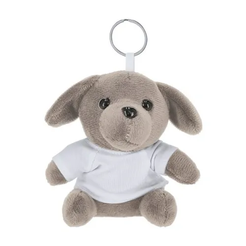 Llavero peluche Vireo personalizable para sublimación ref 22297 - Blanco
