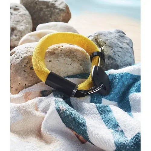 Llavero pulsera flotante de espuma de poliéster ref MO2497 - Amarillo Item Ambiant Picture