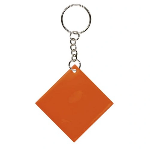Llavero reflectante cuadrado en PVC certificado ref FR27