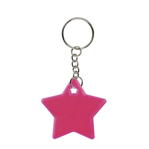 Llavero reflectante en forma de estrella certificado ref FR31