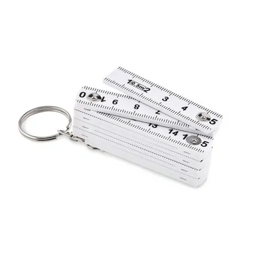 Llavero regla plegable de carpintero 50 cm ref MO2238 - Open Blanco