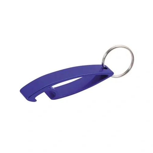 Llavero triangular con abridor clásico ref LE16 - Azul Royal
