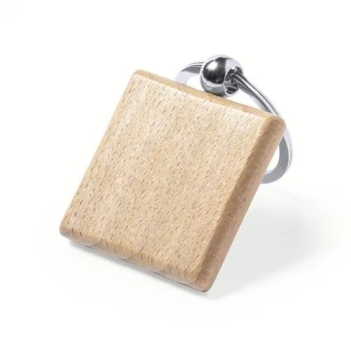 Llavero Nature de Madera Natural con Amplia Superficie ref 6204