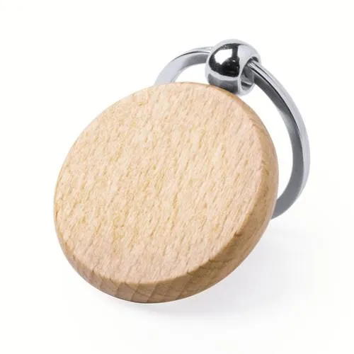 Llavero Nature de Madera Natural con Amplia Superficie ref 6204