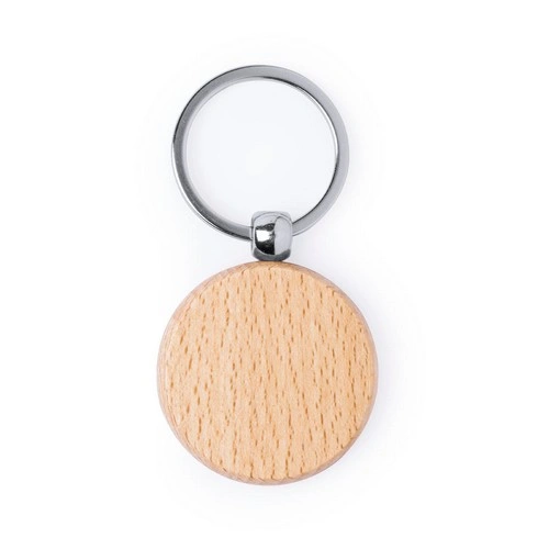 Llavero Nature de Madera Natural con Amplia Superficie ref 6204