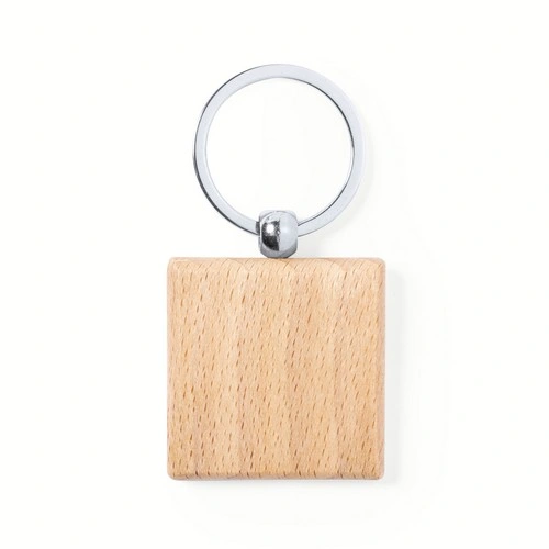Llavero Nature de Madera Natural con Amplia Superficie ref 6204