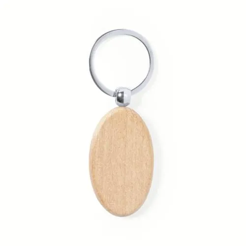 Llavero Nature de Madera Natural con Amplia Superficie ref 6204