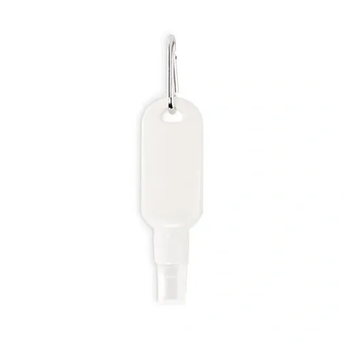 Spray solar SPF25 con mosquetón práctico ref MO6789 - Side Blanco