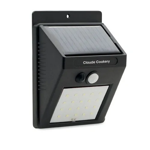 Luz solar 20 LED con sensor de movimiento ref MO2151 - Printed Negro