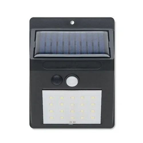 Luz solar 20 LED con sensor de movimiento ref MO2151 - Top Negro