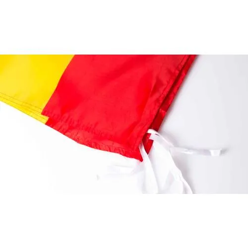 Bandera de España en poliéster suave con cintas de ajuste ref 3767