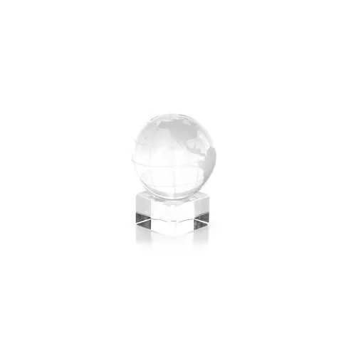 Bola de cristal planeta Tierra con base para marcaje ref 3661