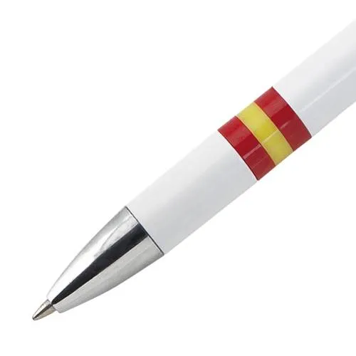 Bolígrafo bicolor con carga jumbo y diseño elegante ref 3861