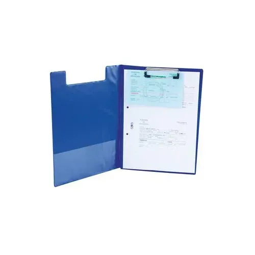 Carpeta de pinza con bolsillo transparente en suave PVC ref 3774 - 04