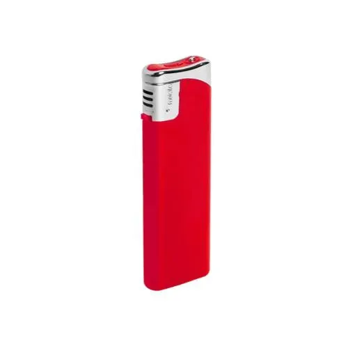 Encendedor a gas eléctrico recargable con protección infantil ref 9943 - Rojo