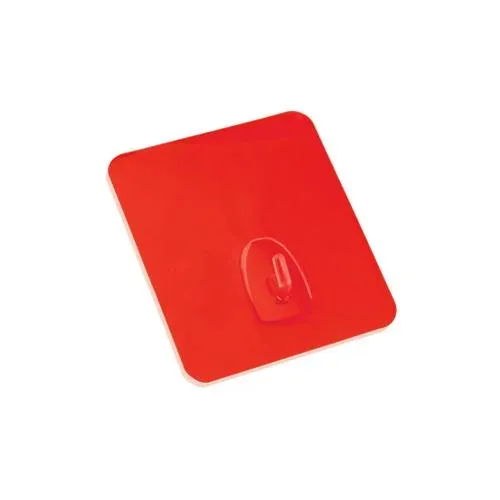Gancho multiusos reutilizable de PET con alta adherencia ref 4098 - Rojo
