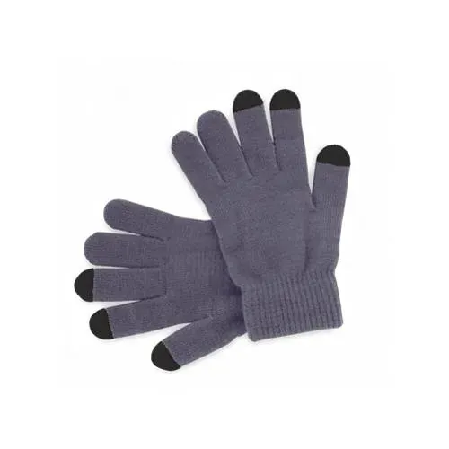 Guantes táctiles cálidos y suaves para pantallas ref 4010 - Gris