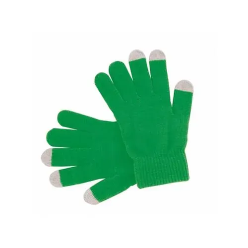 Guantes táctiles cálidos y suaves para pantallas ref 4010 - Verde