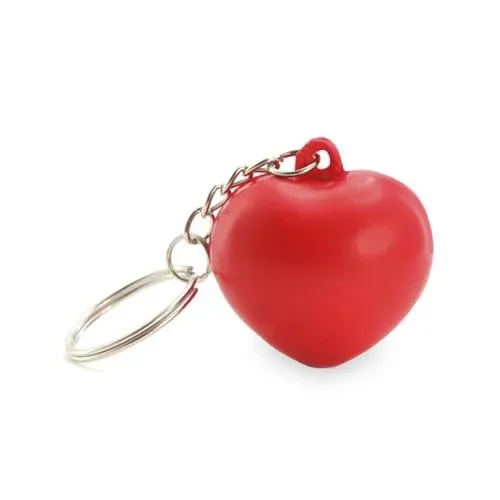 Llavero antiestrés corazón suave PU ref 3658 - 00