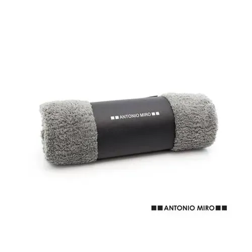 Manta Antonio Miró polar fleece anti-pilling ref 7248 - Gris