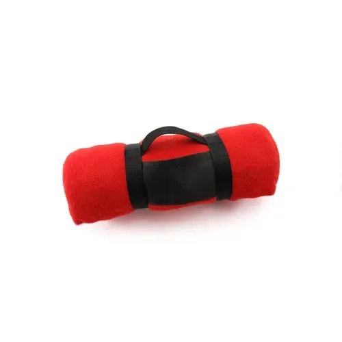 Manta polar fleece anti-pilling con asa de transporte ref 9248 - 01