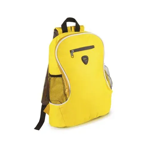 Mochila poliéster 600D con cintas acolchadas ref 4057 - Amarillo