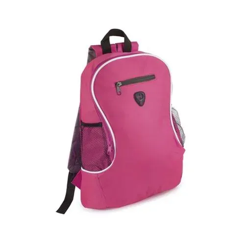 Mochila poliéster 600D con cintas acolchadas ref 4057 - Fucsia