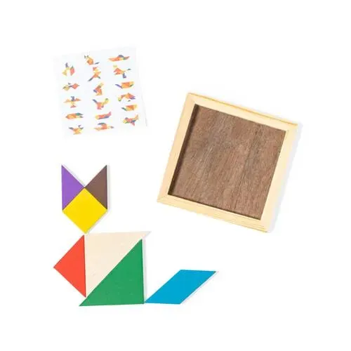 Puzzle de madera multicolor para despertar el ingenio ref 3704 - 00
