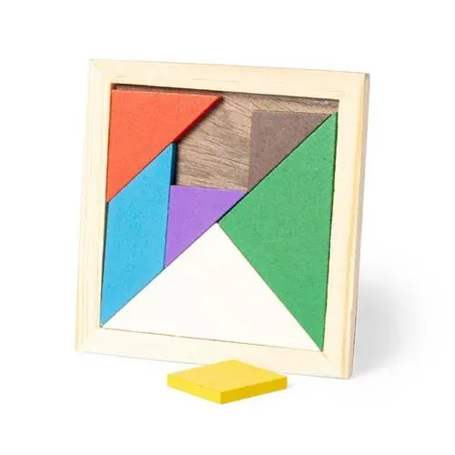 Puzzle de madera multicolor para despertar el ingenio ref 3704 - 06
