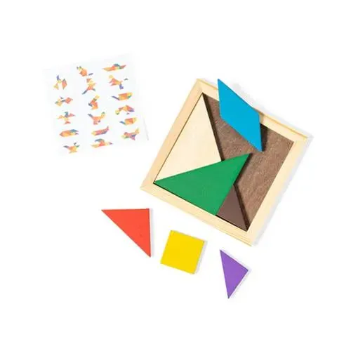 Puzzle de madera multicolor para despertar el ingenio ref 3704 - S C