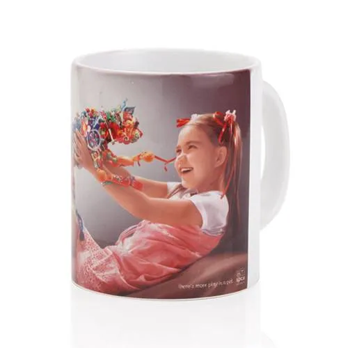 Taza de cerámica blanca para sublimación ref 3893