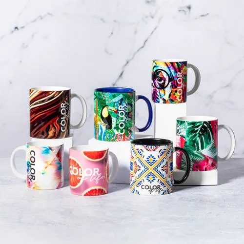 Taza de cerámica blanca para sublimación ref 3893
