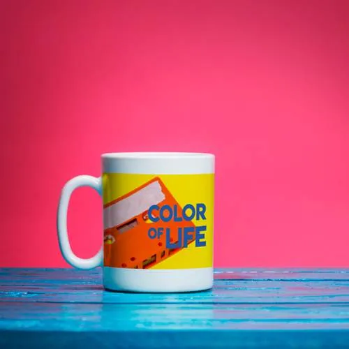 Taza de cerámica blanca para sublimación ref 3893