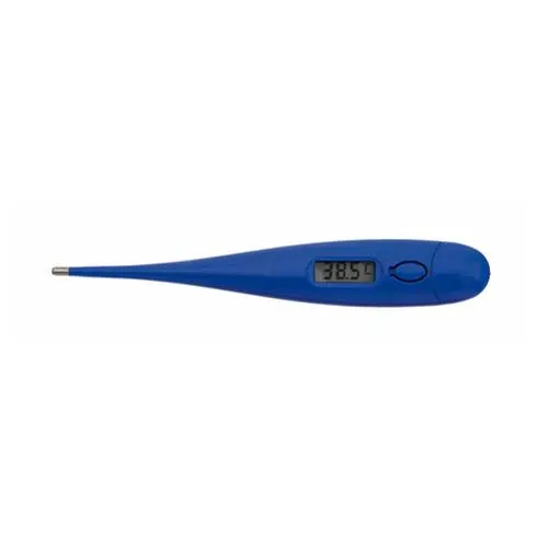 Termómetro digital fácil de usar con estuche transparente ref 3696 - Azul