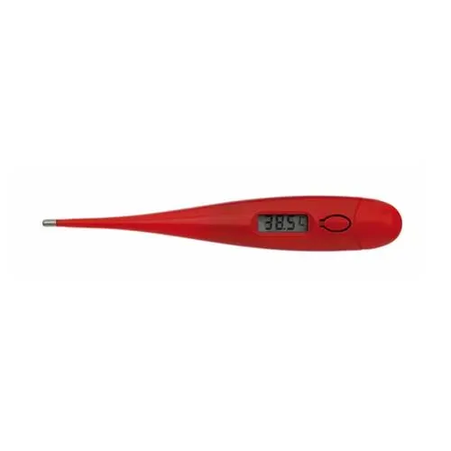 Termómetro digital fácil de usar con estuche transparente ref 3696 - Rojo