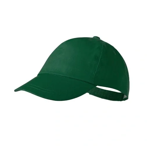 Gorra para niño de 5 paneles con cierre ajustable ref 3329 - Verde