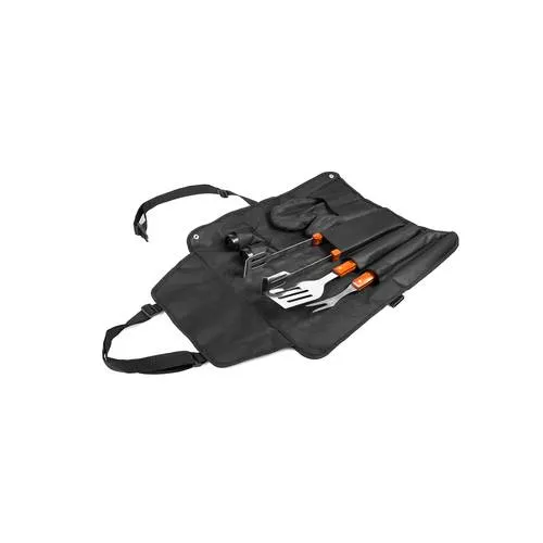 Set de barbacoa 7 accesorios con estuche resistente ref 3382