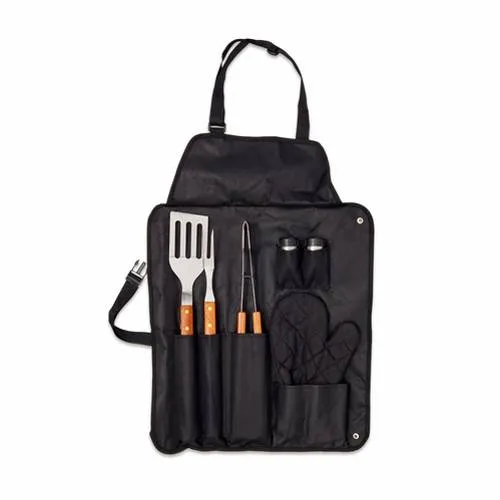 Set de barbacoa 7 accesorios con estuche resistente ref 3382