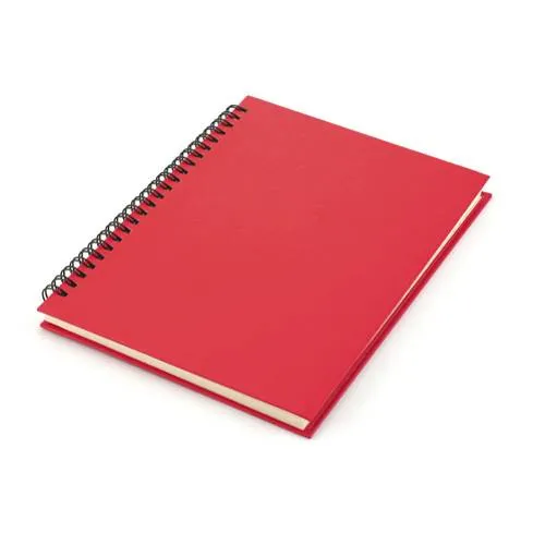 Libreta de anillas con tapa suave y 80 hojas ref 3389