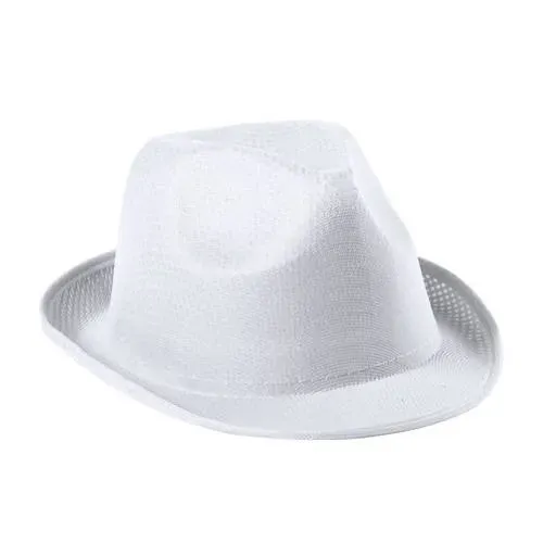 Sombrero de poliéster con cómoda cinta interior ref 3575 - Blanco