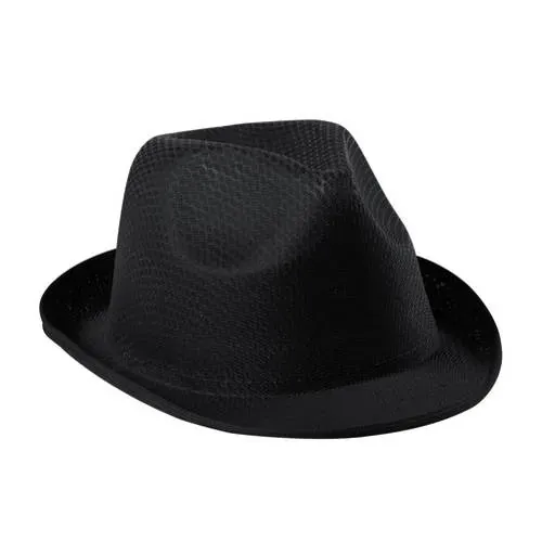 Sombrero de poliéster con cómoda cinta interior ref 3575 - Negro