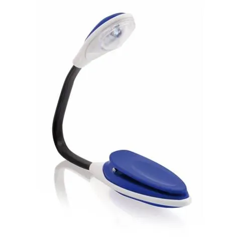 Lámpara led de lectura flexible con pinza sujeción ref 3585